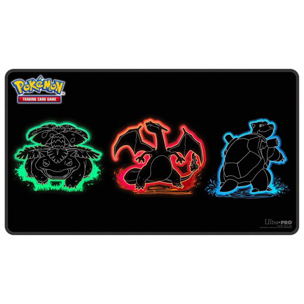 Techzone Geelong Pokemon Neon Kanto Foil Playmat