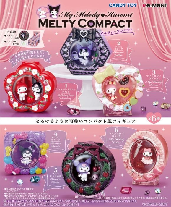 Techzone Geelong Re-ment My Melody Kuromi Melty Compact
