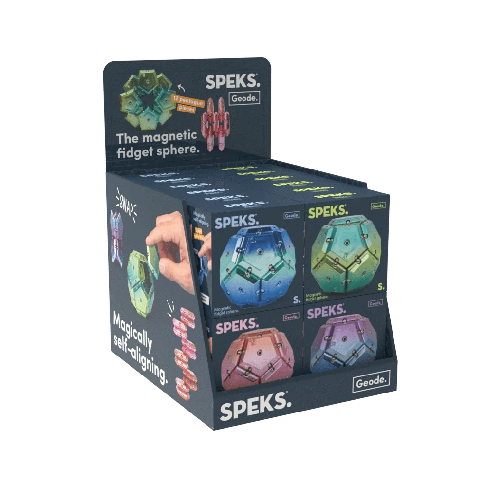Techzone Geelong SPEKS Geode Magnetic Fidget (Chrome)