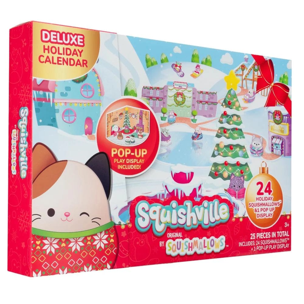Squishmallows Squishville 2 Inch Plush 24 Pack Deluxe Holiday