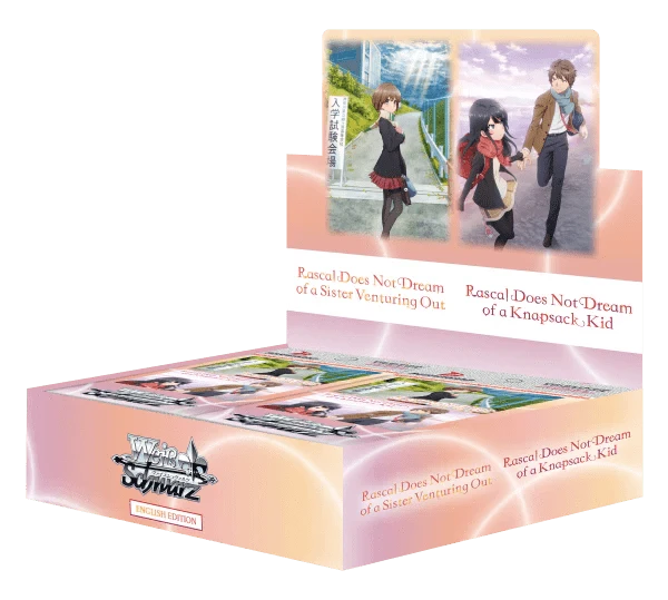 Techzone Geelong Weiss Schwarz Rascal Does Not Dream Series Booster Box