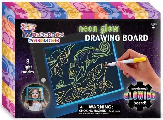 wonder box workshop novelty Neon Glow Drawing board