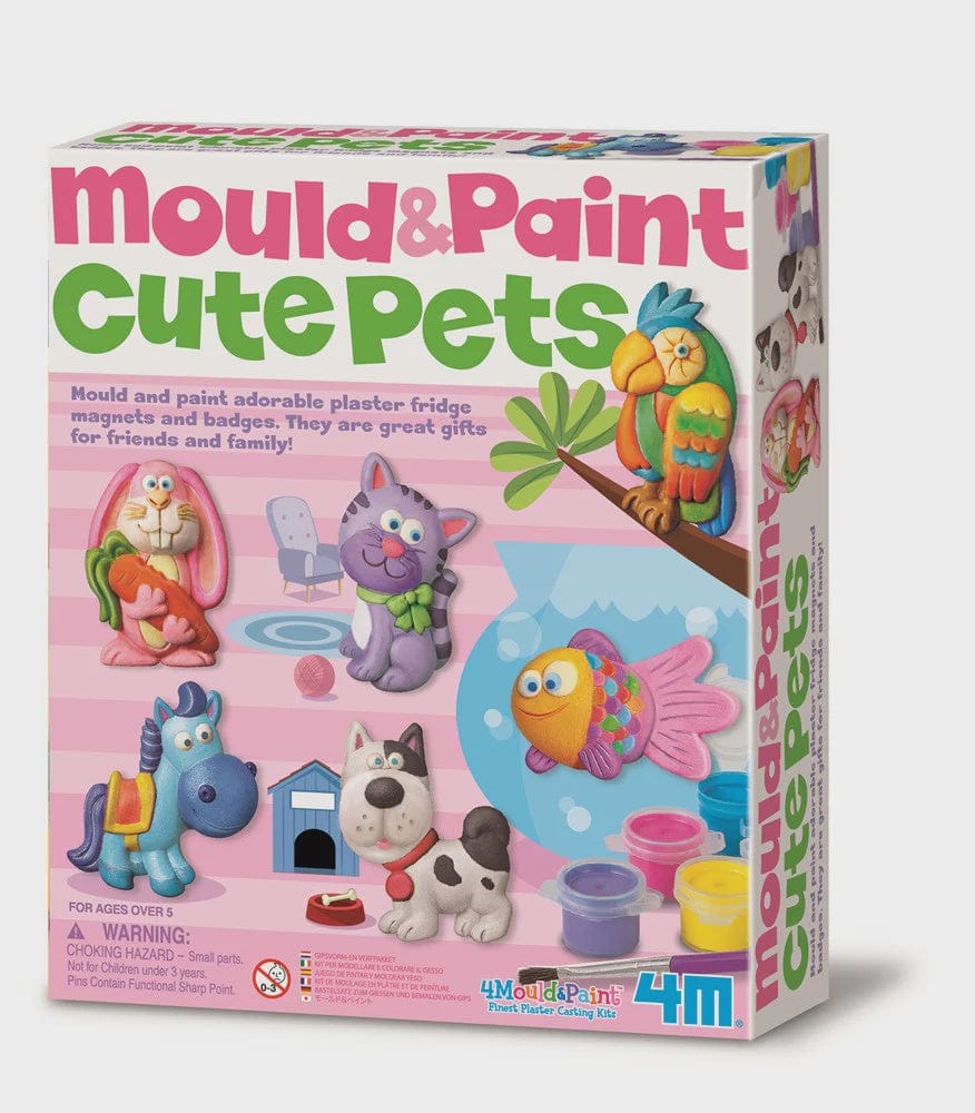 4m General 4M - MOULD & PAINT - CUTE PETS