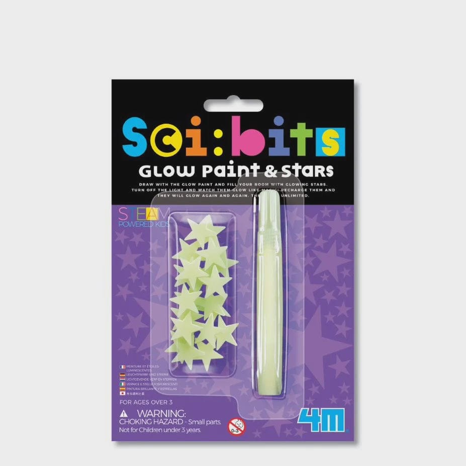 4m novelty 4M - SCI:BITS - GLOW IN THE DARK PAINT AND STARS