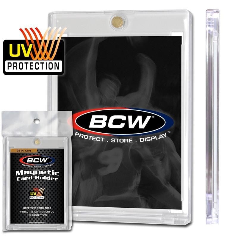 bcw Accessories BCW One Touch Magnetic Card Holder 35 Pt Card Standard