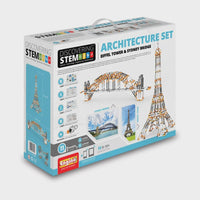 Thumbnail for engino stem ENGINO - DISCOVERING STEM - ARCHITECTURE SET - EIFFEL TOWER AND SYDNEY HARBOUR BRIDGE