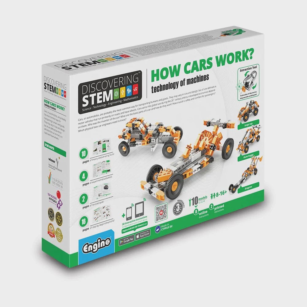 engino stem ENGINO - DISCOVERING STEM - HOW CARS WORK - TECHNOLOGY OF MACHINES