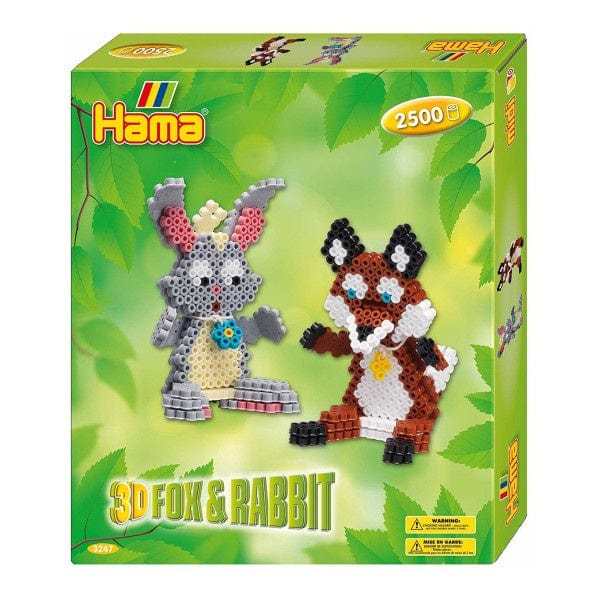 hama General Hama Beads Gift Set - Fox and Rabbit