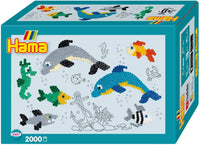 Thumbnail for hama stem Hama Beads Gift Box – Dolphins (with 2,000 Hama beads)
