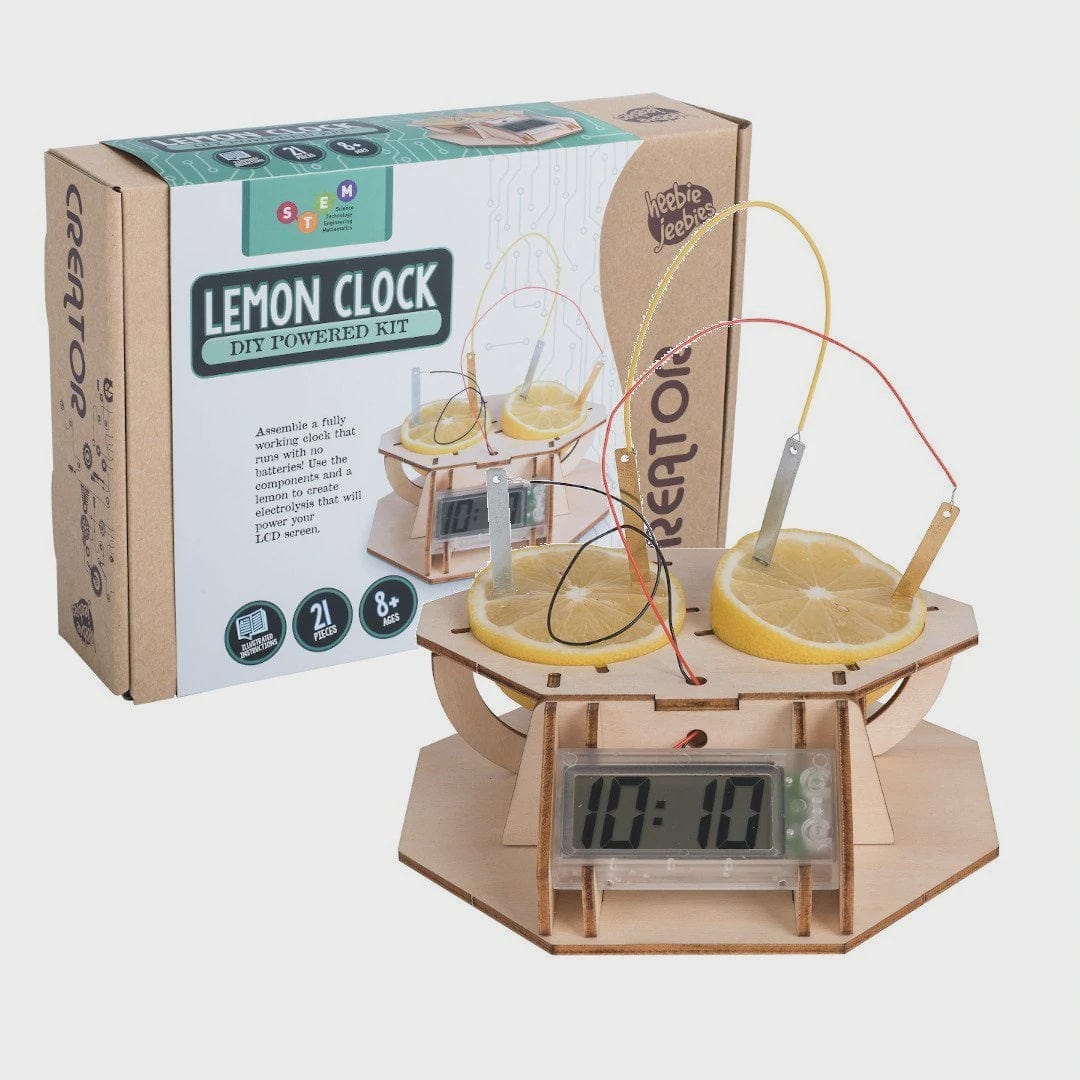 heebie jeebies General Creator | Wood Kit | Lemon Clock