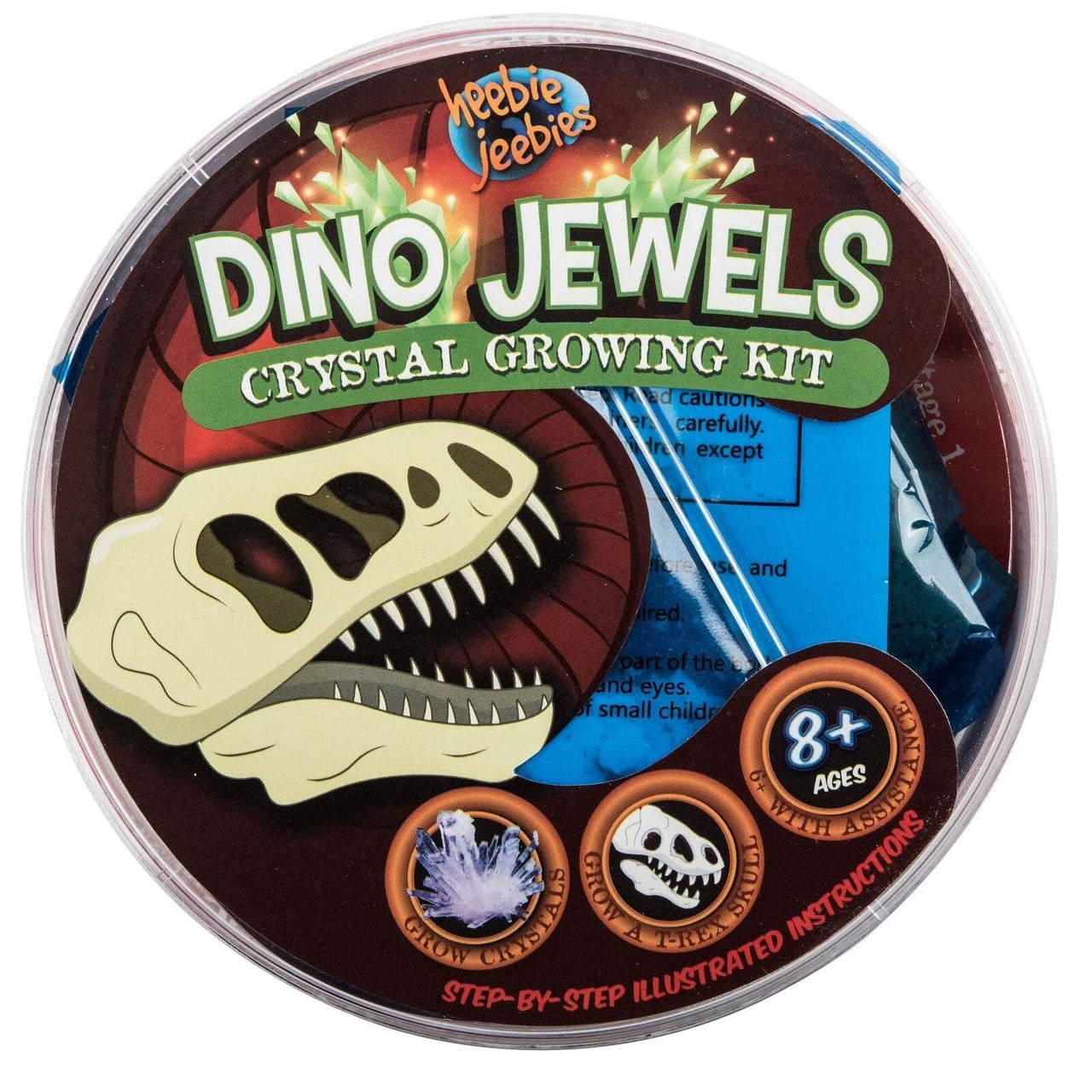 heebie jeebies General Heebie Jeebies Dino Jewels Crystal Growing Kit