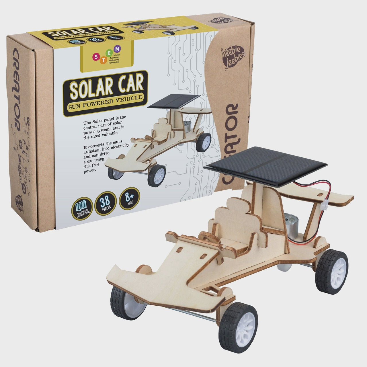 heebie jeebies stem Creator | Wood Kit | Solar Car