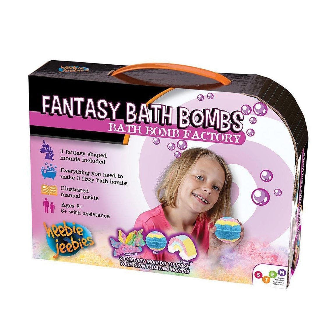 heebie jeebies stem Heebie Jeebies Fantasy Bath Bomb Bathroom Science Kit