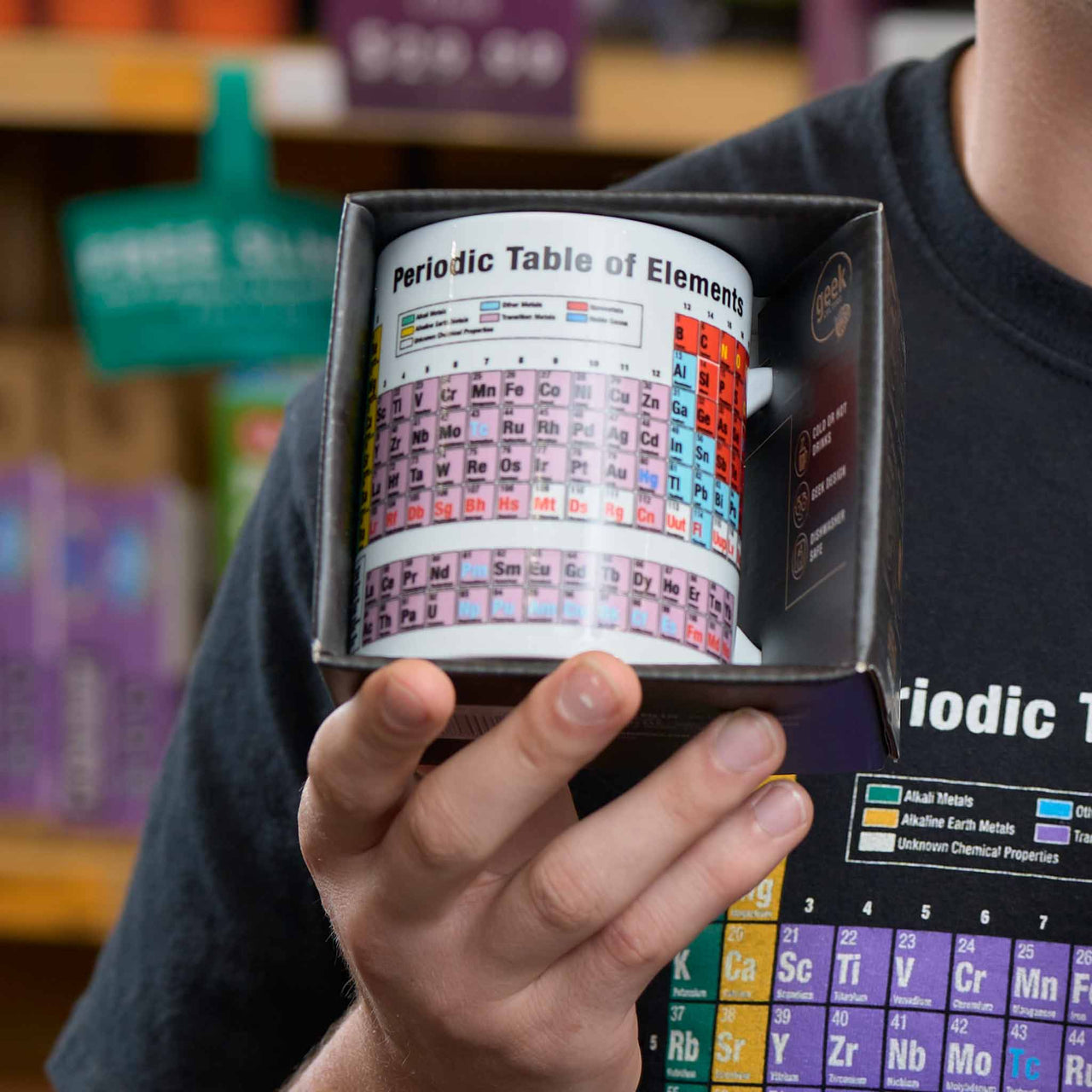 heebie jeebies stem Periodic Table Mug