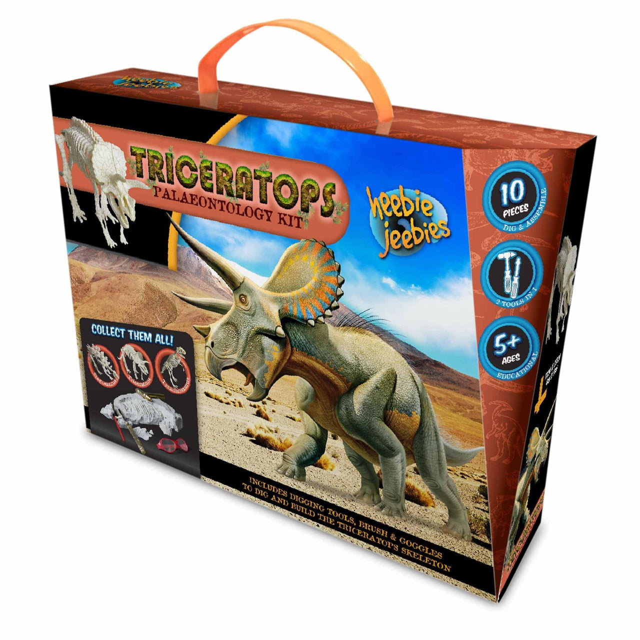 heebie jeebies stem Triceratops Palaeontology Kit