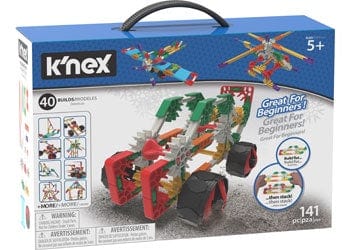 knex stem knex - Beginner Building Set 141 pieces 40 builds