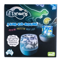 Thumbnail for mdi light Lil Dreamers Lumi-Go-Round Dino Rotating Projector Light
