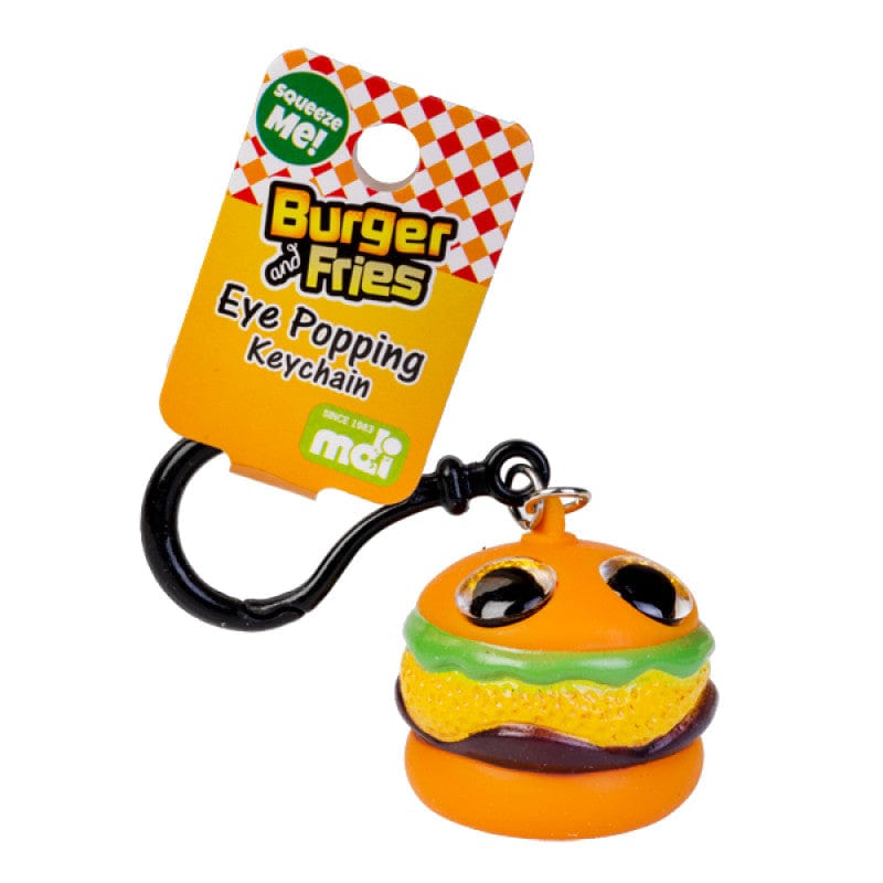 mdi sensory Burger Eye Popping Keychain
