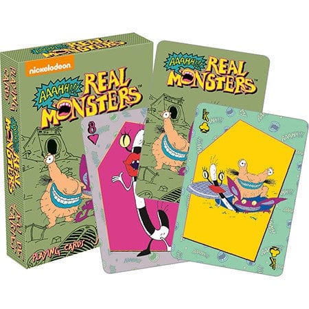 nickelodeon playing cards Aaahh!!! Real Monsters Playing Cards