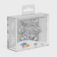 Thumbnail for ultimate guard dice Oakie Doakie Dice RPG Set Translucent - Clear (7)