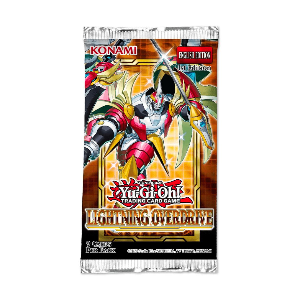 yugioh card game Yu-Gi-Oh! Lightning Overdrive single booster pack